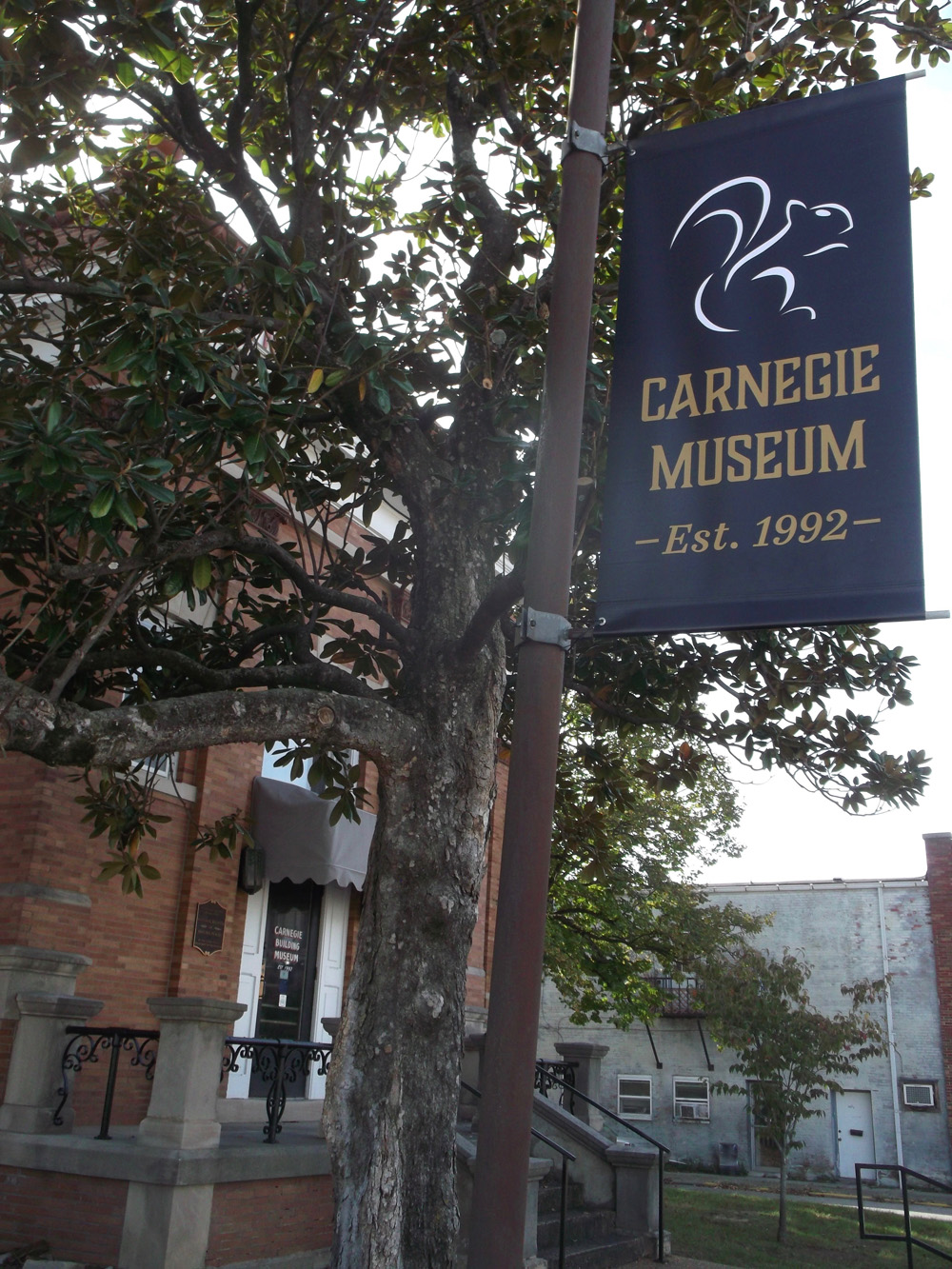 Carnegie Banner at Richland County Heritage Museum